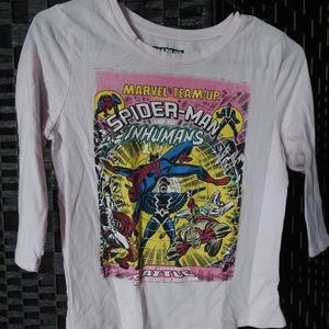 Youth Comic Book Series Marvel Spider Man T-shirt